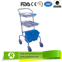 Tratamento Hospitalar Trolley com Gavetas Tubs (CE / FDA / ISO)